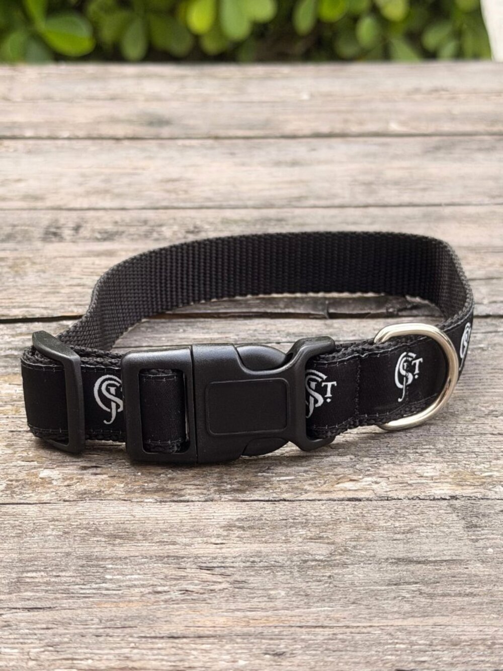 Chateau St. Jean Winery Wine Nylon Dog Collar Black wine Lover Gift